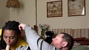 Homemade Ebony Amateur Craves Dick Sucking