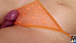 panty pussy rubbing creamy cum daddy