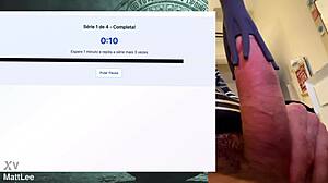 How long can this 19 cm cock last without cumming in exercise session?