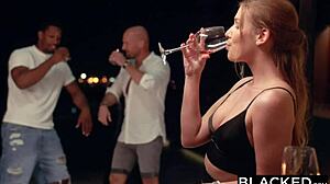 Blacked hotwife alexis films herself fucking hubbys friend