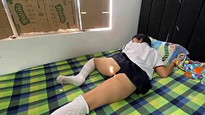 hijastra, uniform makes my dik hard