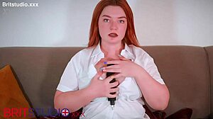 hot british redhead tells you how to wank your cock 😏
