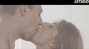 Katy Rose has passionate affair with big dick stud