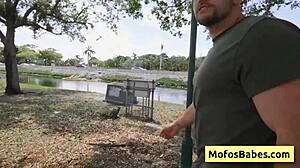 Petite Blondie Teen 18+ Seduced Near The Lake By Muscular Bald Dude - Joey White Jmac