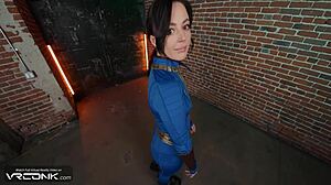 Vr conk horny brunette lucy sucks and fucks anally in fallout cosplay parody pt 1