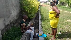 Street Boy Lures Orange Seller Inside Uncompleted Building And Fucks Her Till He Cums