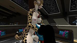 Sunny gets double teamed by shemales 😏