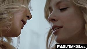 i'm blair williams, kissing and tribbing with my cute stepsister giselle palmer until we both orgasm