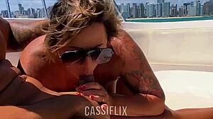 my husband took his black friend boating, i sucked his huge cock and took it in my ass, he pounded me until i farted on it
