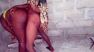 Street Boy Lures Orange Seller Inside Uncompleted Building And Fucks Her Till He Cums