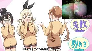 A lucky guy enjoys detailed fucking with three busty goth girls