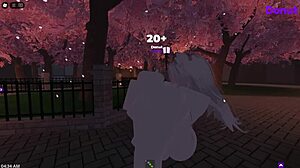 Roblox fucking a girl in the park