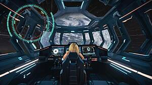 audrey ashes redhead squirting orgasm in time breach sci-fi feat 😍