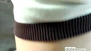 My girlfriend enjoys wearing panties filled with my cum