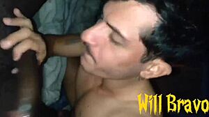 grindr cruising: sucked angolan guy's big cock, then took it