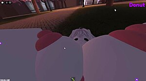 Roblox fucking a girl in the park