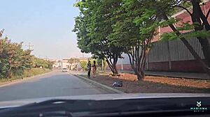 Uber driver with huge cock fucks two colombian sluts - mariana martix and silvana lee 😈