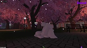 Roblox fucking a girl in the park