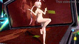 Megurine Luka's Nude Bunny Costume Is So Hot!