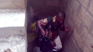 Street Boy Lures Orange Seller Inside Uncompleted Building And Fucks Her Till He Cums