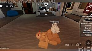 Blonde Gets Fucked By Catboy In Roblox