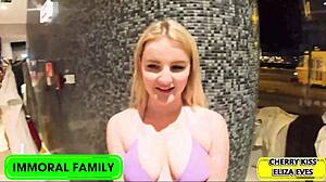 Eliza Eves In A Teasing Bedroom Performance