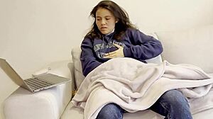 i watch my best friend's blonde wife masturbate submissively