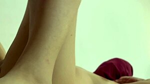 I tease his dick while he watches porn