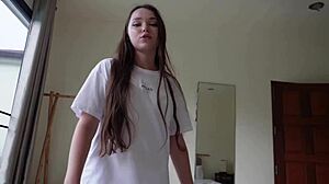 Stepsister craves intense morning sex with stepbrother