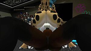 Sunny gets double teamed by shemales 😏