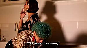 Non Monogamous Dinner Turns Into Intense Bisexual Foursome Fffm Action