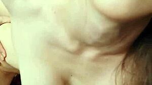 college babe gets creampied doggystyle without protection