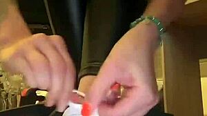 good morning i love the leather pants and nylon socks barefoot combo