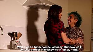 Non Monogamous Dinner Turns Into Intense Bisexual Foursome Fffm Action