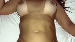 fucking with neighbor leads to squirting orgasm on monster cock