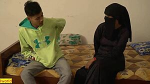 indian hijab girl dates husband's friend