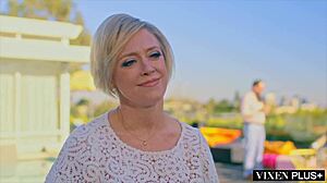 vixenplus cock hungry socialite dee fucks server at house party - ready for more?