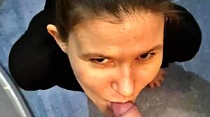 I've got time to fuck my neighbor's skinny pussy in the bathroom