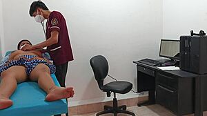 Perverted Doctor Pounds Horny Teen Pussy