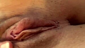 Horny Tattooed Brunette Reaches Orgasm with Anal Plug and Dildo