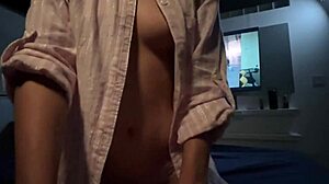 her petite body rides a big cock tightly