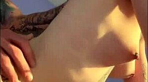 Strong guy passionately fills petite 18+ girl's tight pussy with hot cum