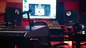 tristina millz xxx w black barbie artist & mz mellonz adultfilmstar models xxx partying in studio with dj quik in glendale ca usa