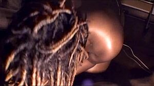 Homemade office encounter with sloppy head