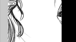 Speed drawing captures ffm threesome by artist kramer krameroff