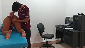 Perverted Doctor Pounds Horny Teen Pussy