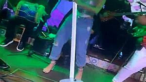 Hey, colombian babe flashing big tits outdoors live! 😍