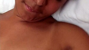 the tip of my tongue gets wet in my pussy