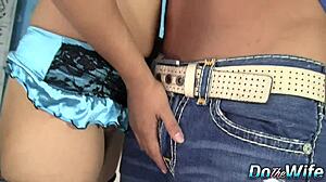 Nadia Blu cheats with big stud