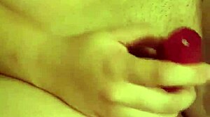 big tits girlfriend teases herself with toys